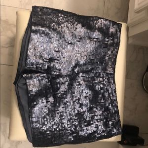 Club Monaco sequin shorts
